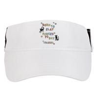 Born To Slay Forced To Pay Taxes Cat Adult Drive Performance Visor