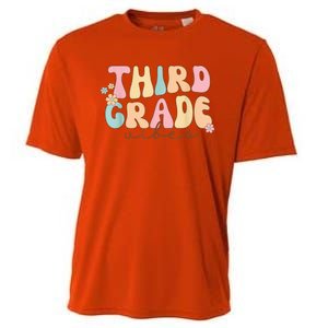 Back To School Third Grade Vibes Student Teacher Wo Kid Cooling Performance Crew T-Shirt