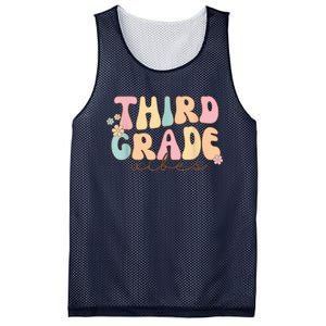 Back To School Third Grade Vibes Student Teacher Wo Kid Mesh Reversible Basketball Jersey Tank