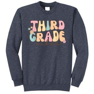 Back To School Third Grade Vibes Student Teacher Wo Kid Sweatshirt