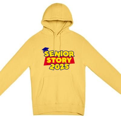 Back To School 2025 Grade Senior 2025 Story Class Of 2025 Premium Pullover Hoodie