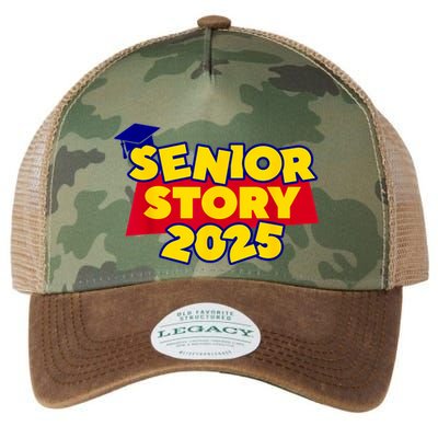 Back To School 2025 Grade Senior 2025 Story Class Of 2025 Legacy Tie Dye Trucker Hat