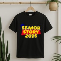 Back To School 2025 Grade Senior 2025 Story Class Of 2025 T-Shirt
