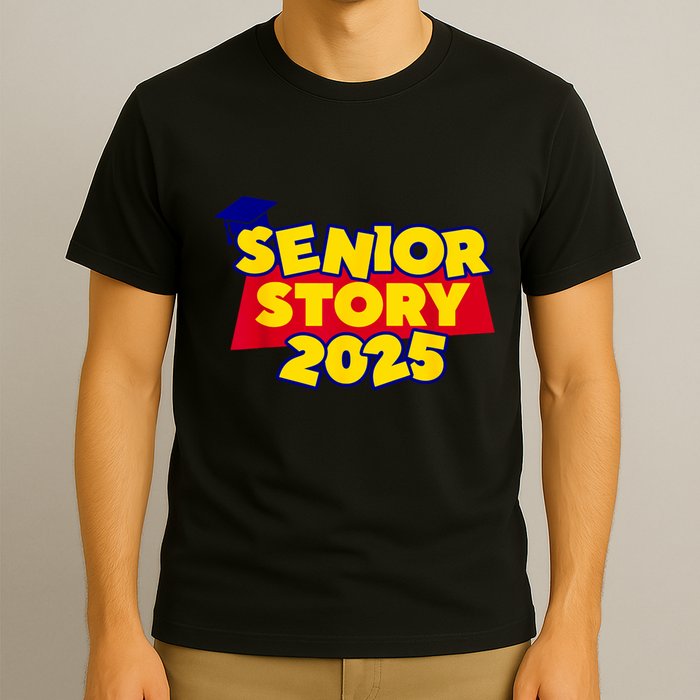 Back To School 2025 Grade Senior 2025 Story Class Of 2025 T-Shirt