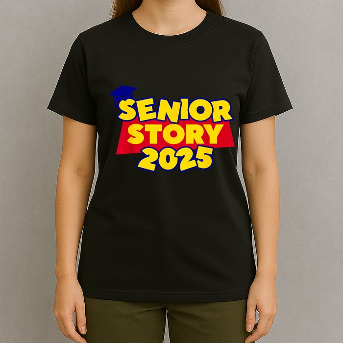Back To School 2025 Grade Senior 2025 Story Class Of 2025 T-Shirt