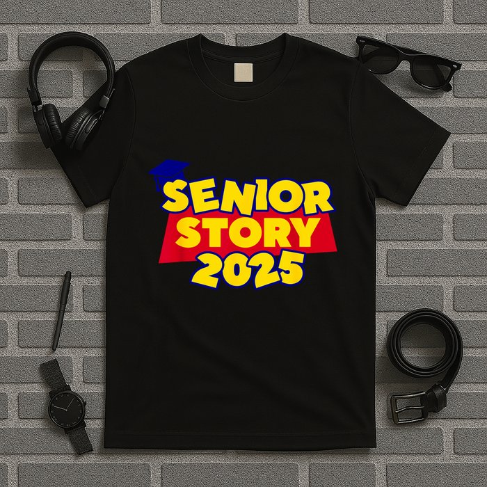 Back To School 2025 Grade Senior 2025 Story Class Of 2025 T-Shirt