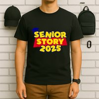 Back To School 2025 Grade Senior 2025 Story Class Of 2025 T-Shirt