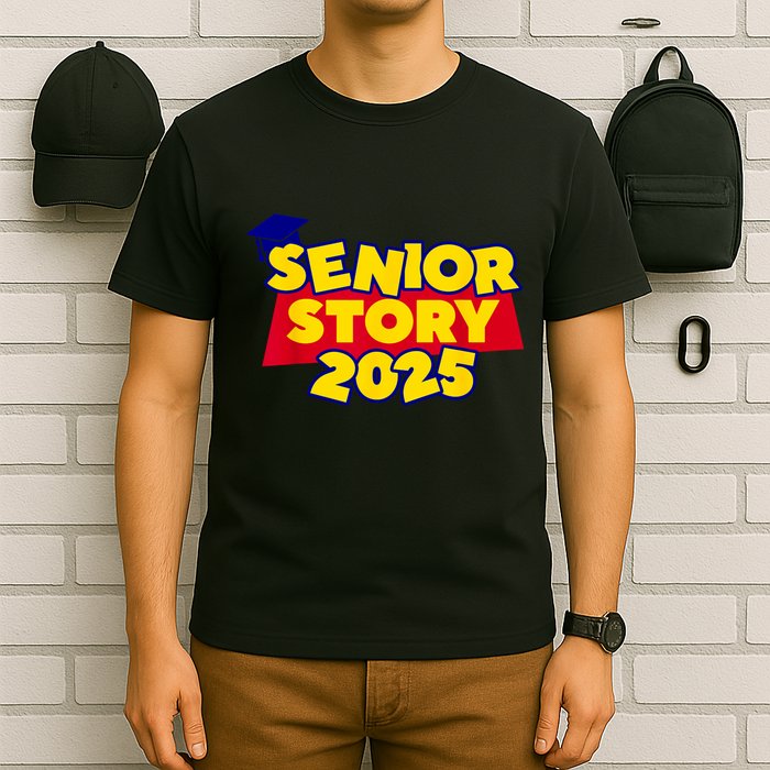 Back To School 2025 Grade Senior 2025 Story Class Of 2025 T-Shirt