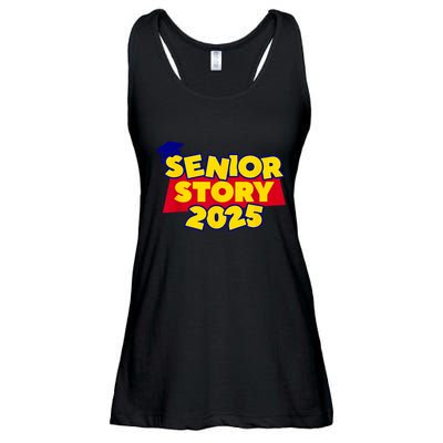 Back To School 2025 Grade Senior 2025 Story Class Of 2025 Ladies Essential Flowy Tank