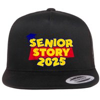 Back To School 2025 Grade Senior 2025 Story Class Of 2025 Flatbill Hat