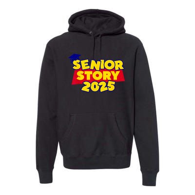 Back To School 2025 Grade Senior 2025 Story Class Of 2025 Premium Hoodie