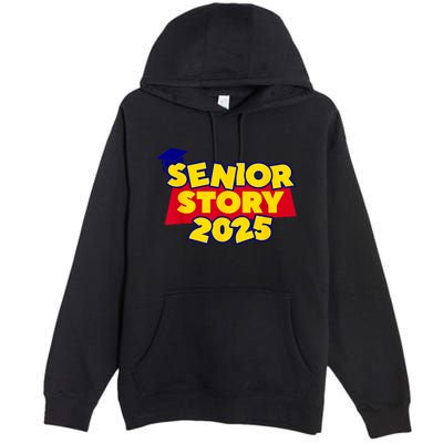 Back To School 2025 Grade Senior 2025 Story Class Of 2025 Premium Pullover Hoodie