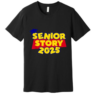 Back To School 2025 Grade Senior 2025 Story Class Of 2025 Premium T-Shirt