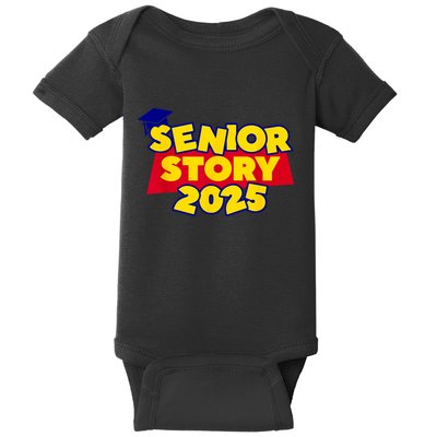 Back To School 2025 Grade Senior 2025 Story Class Of 2025 Baby Bodysuit