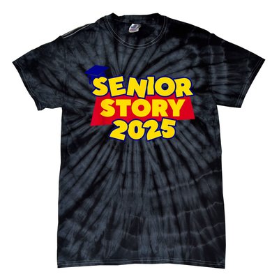 Back To School 2025 Grade Senior 2025 Story Class Of 2025 Tie-Dye T-Shirt