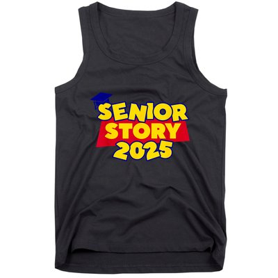 Back To School 2025 Grade Senior 2025 Story Class Of 2025 Tank Top