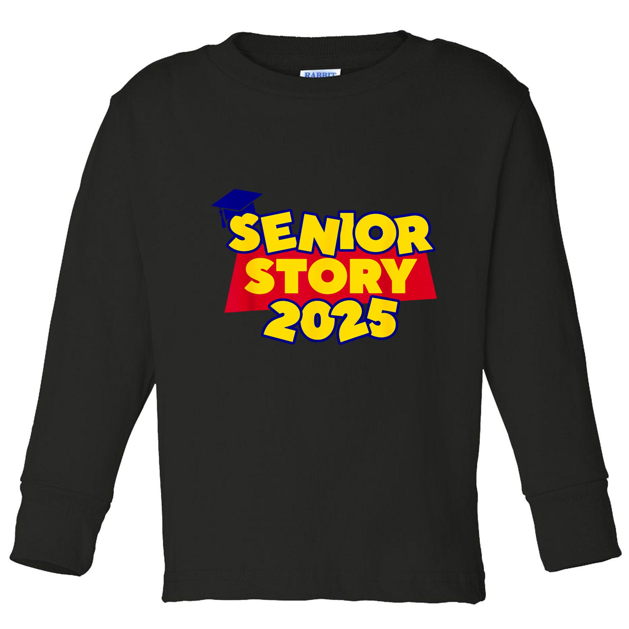 Back To School 2025 Grade Senior 2025 Story Class Of 2025 Toddler Long Sleeve Shirt