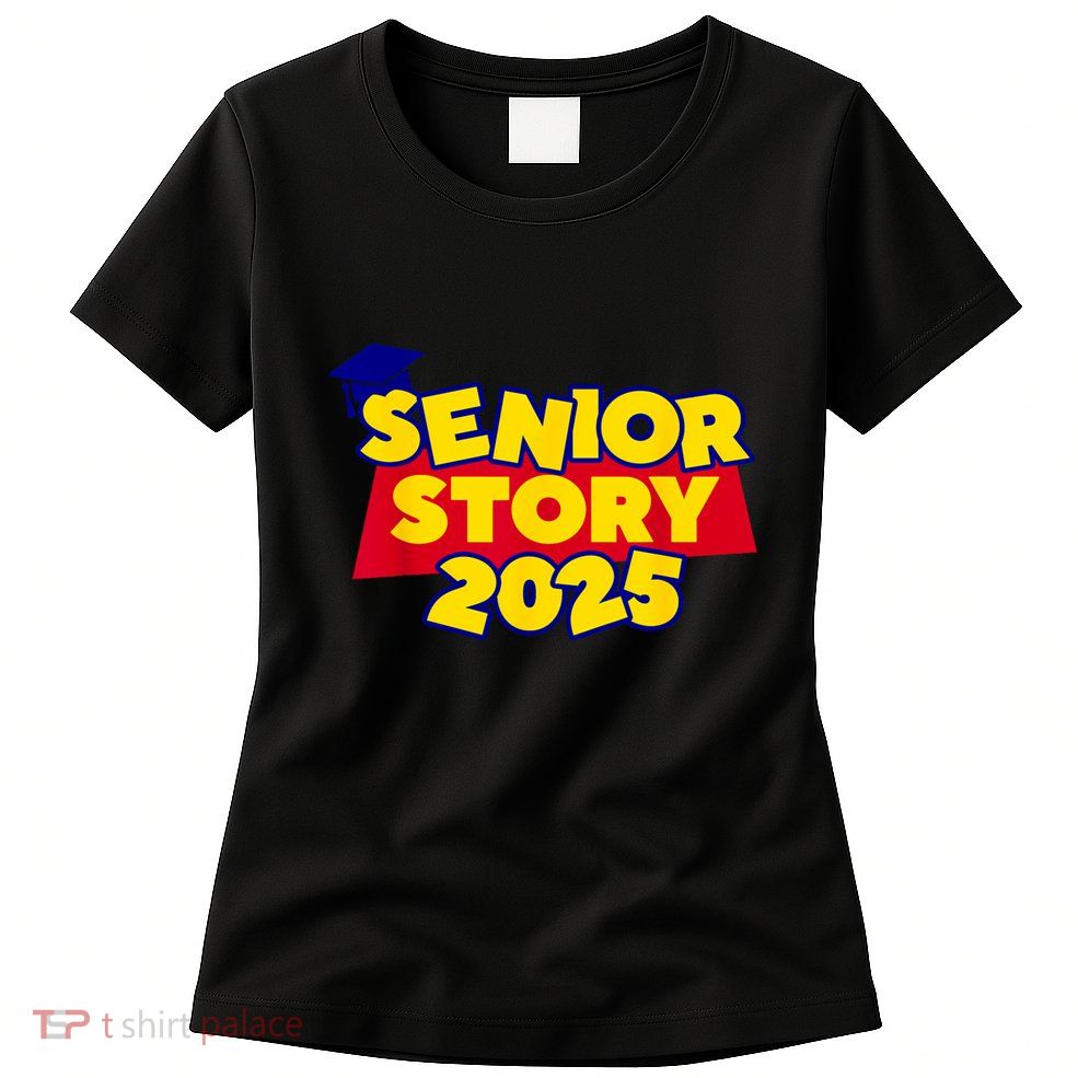 Back To School 2025 Grade Senior 2025 Story Class Of 2025 Womens T-Shirt