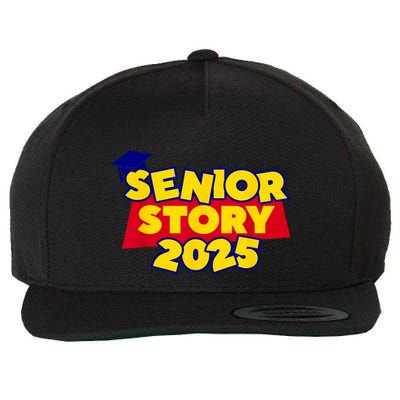 Back To School 2025 Grade Senior 2025 Story Class Of 2025 Wool Snapback Cap
