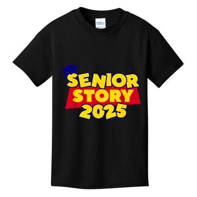 Back To School 2025 Grade Senior 2025 Story Class Of 2025 Kids T-Shirt