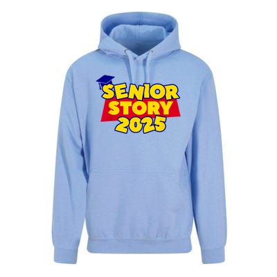 Back To School 2025 Grade Senior 2025 Story Class Of 2025 Unisex Surf Hoodie