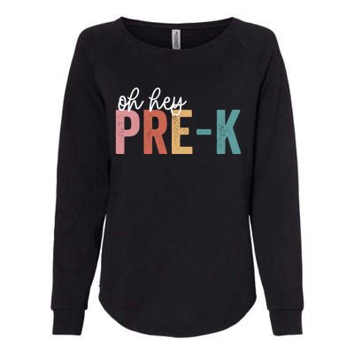 Back To School Students Teacher Oh Hey Pregiftk Grade Cool Gift Womens California Wash Sweatshirt