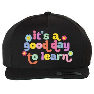 Back To School Motivational It's A Good Day To Learn Teacher Wool Snapback Cap