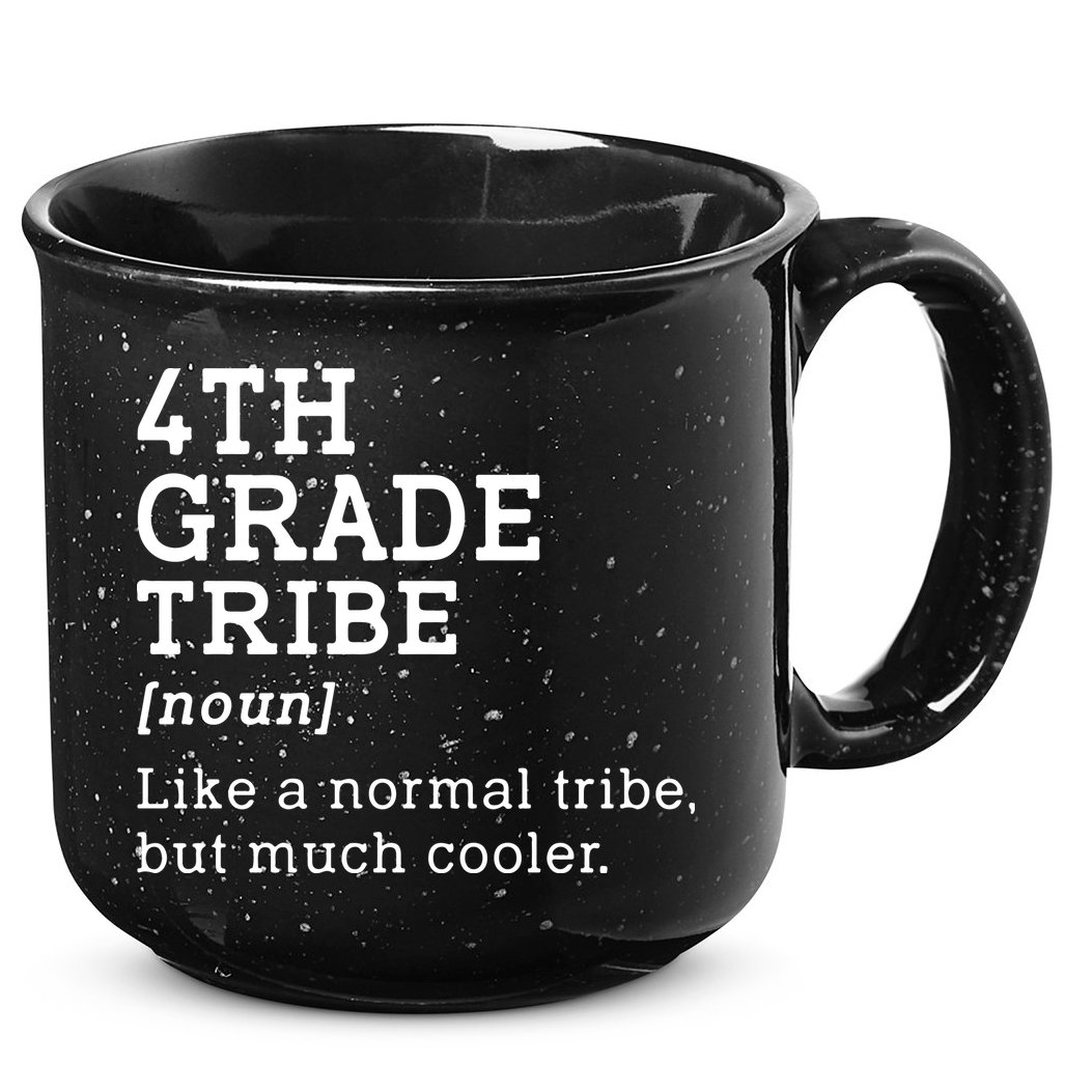 Back To School 4th Grade Tribe Teacher Fourth Grade Team Gift 15oz Campfire Ceramic Mug