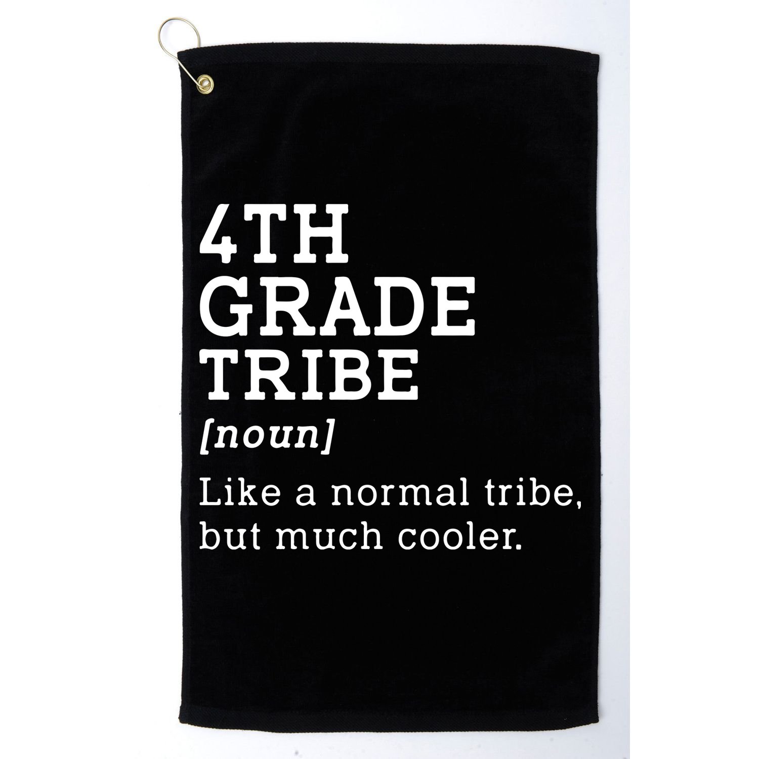 Back To School 4th Grade Tribe Teacher Fourth Grade Team Gift Golf Towel