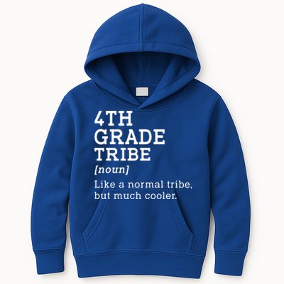 Back To School 4th Grade Tribe Teacher Fourth Grade Team Gift Kids Hoodie