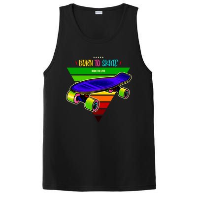 Born To Skate Ride To Live PosiCharge Competitor Tank