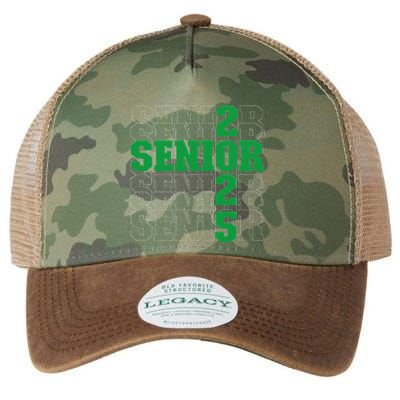 Back To School Officially A Senior Green Senior 2025 Legacy Tie Dye Trucker Hat