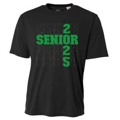 Back To School Officially A Senior Green Senior 2025 Cooling Performance Crew T-Shirt