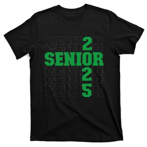 Back To School Officially A Senior Green Senior 2025 T-Shirt