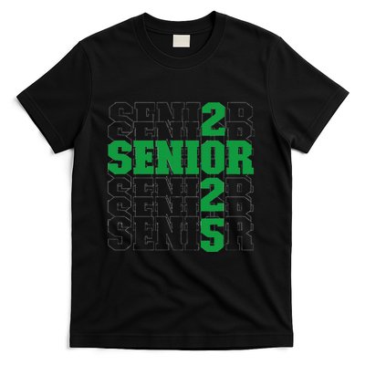 Back To School Officially A Senior Green Senior 2025 T-Shirt