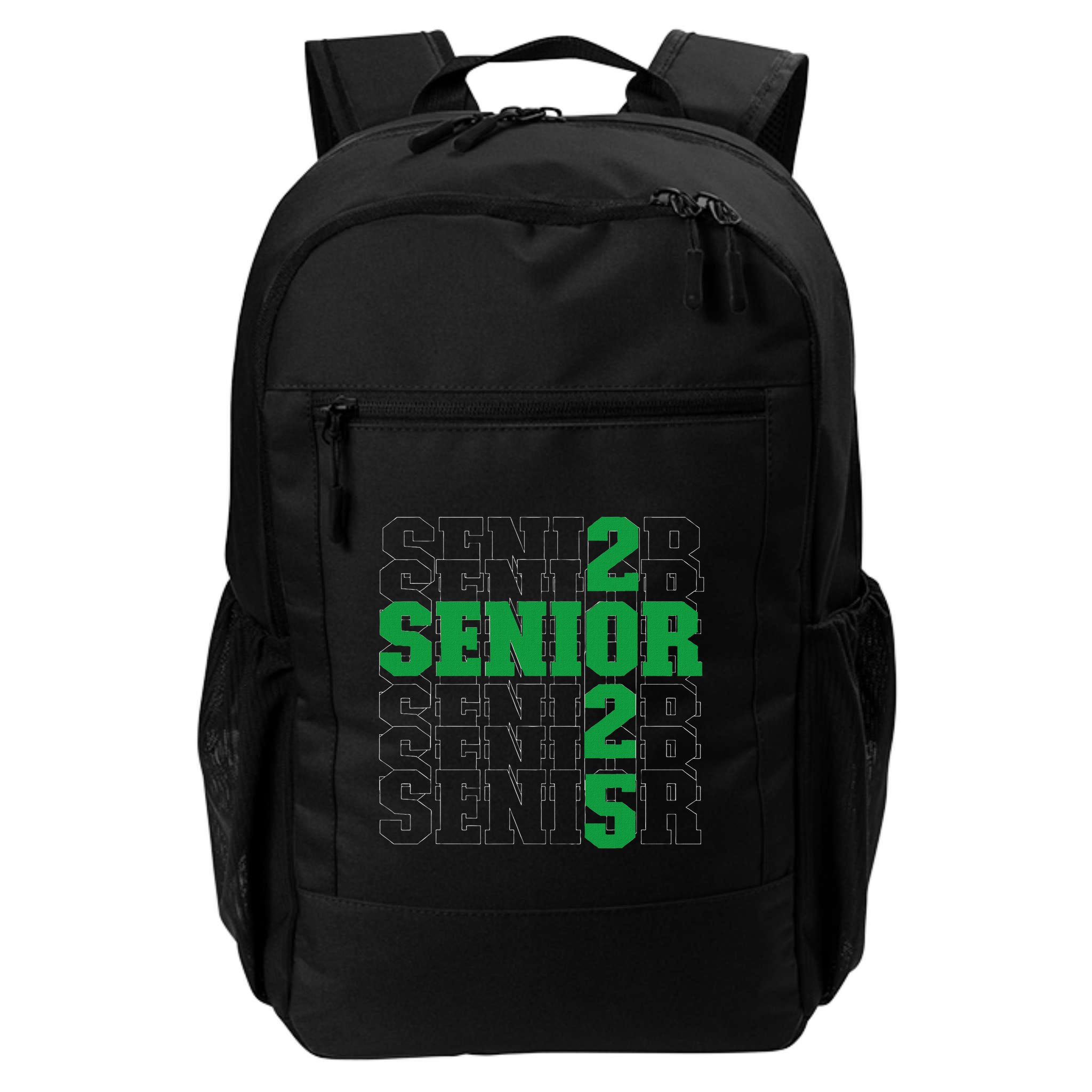 Back To School Officially A Senior Green Senior 2025 Backpack