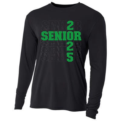 Back To School Officially A Senior Green Senior 2025 Cooling Performance Long Sleeve Crew