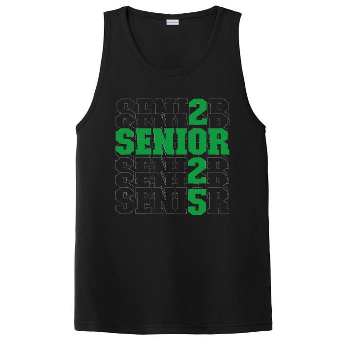 Back To School Officially A Senior Green Senior 2025 PosiCharge Competitor Tank