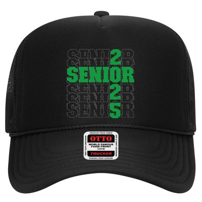 Back To School Officially A Senior Green Senior 2025 Trucker Hat