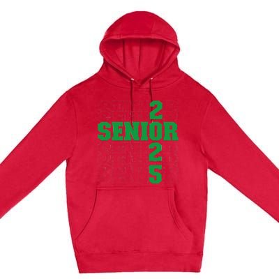 Back To School Officially A Senior Green Senior 2025 Premium Pullover Hoodie