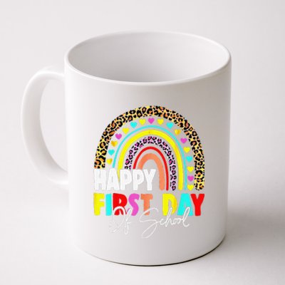 Back To School Funny Happy First Day Of School For Teachers Coffee Mug