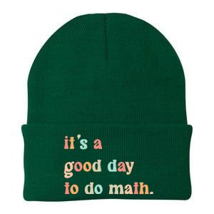 Back To School Its A Good Day To Do Math Teachers Knit Cap Winter Beanie