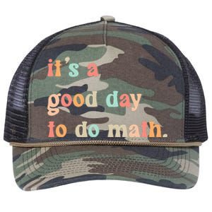 Back To School Its A Good Day To Do Math Teachers Retro Rope Trucker Hat Cap