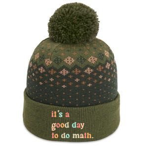 Back To School Its A Good Day To Do Math Teachers The Baniff Cuffed Pom Beanie