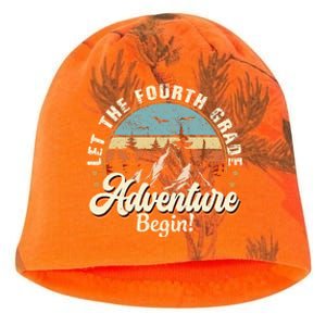 Back To School Let The 4th Grade Adventure Begin Kati - Camo Knit Beanie