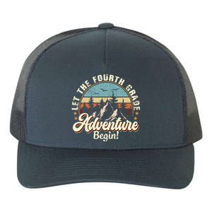 Back To School Let The 4th Grade Adventure Begin Yupoong Adult 5-Panel Trucker Hat