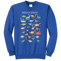 Back To School Types Of Dinosaurs Alphabet Identification Sweatshirt