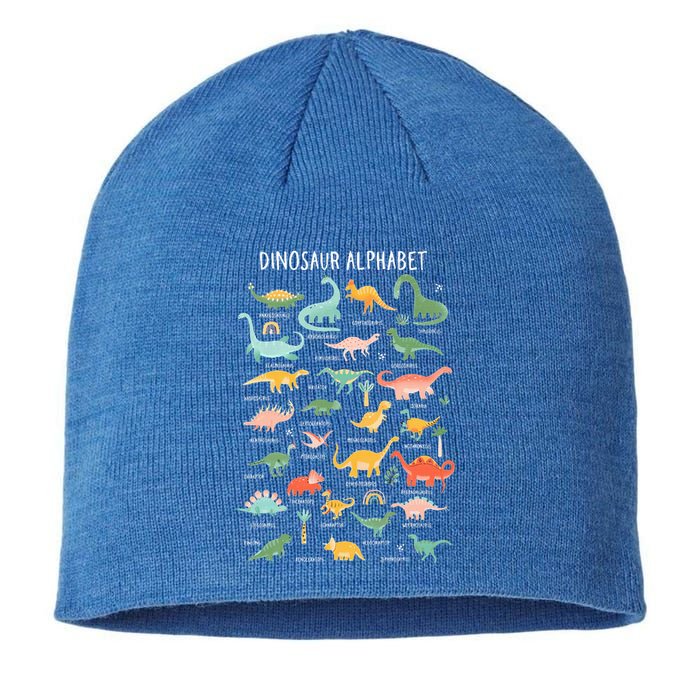 Back To School Types Of Dinosaurs Alphabet Identification Sustainable Beanie