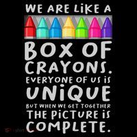 Back To School Teacher We Are Like A Box Of Crayons Bucket Hat