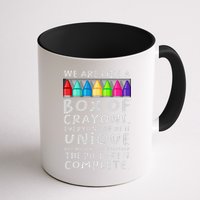 Back To School Teacher We Are Like A Box Of Crayons Mug